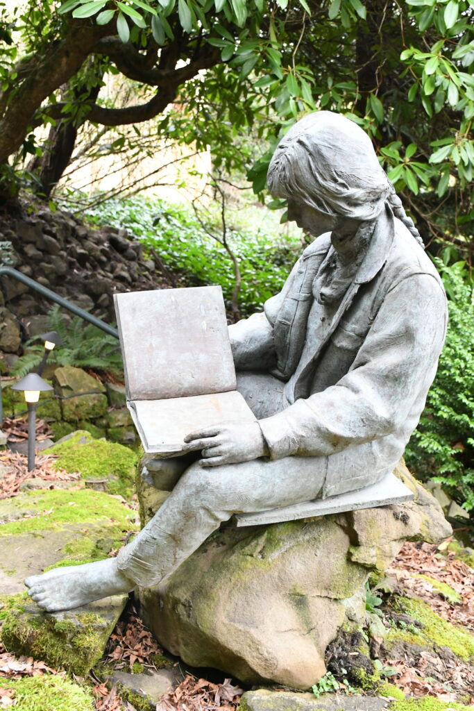 The Reader Bronze Sculpture by Bill Bane
