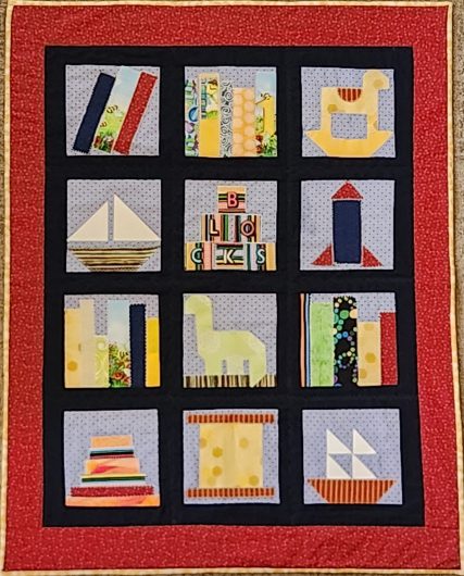Toddler Sized Handmade Quilt